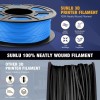 SUNLU 3D Printer Filament PLA Matte Neat Winding Smooth Finish Doff Color